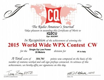 IQ2CU-CQ-WPX-CW-2015