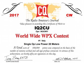 IQ2CU-CQ-WPX-CW-2017