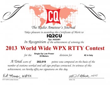 IQ2CU-CQ-WPX-RTTY-2013