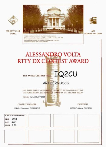 IQ2CU-VOLTA-RTTY-2018