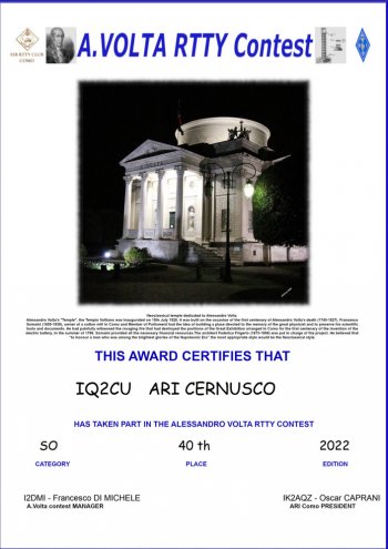 IQ2CU-VOLTA-RTTY-2022