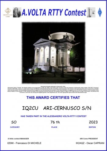 IQ2CU-VOLTA-RTTY-2023