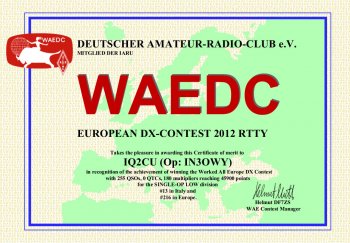 IQ2CU-WAEDC-2012